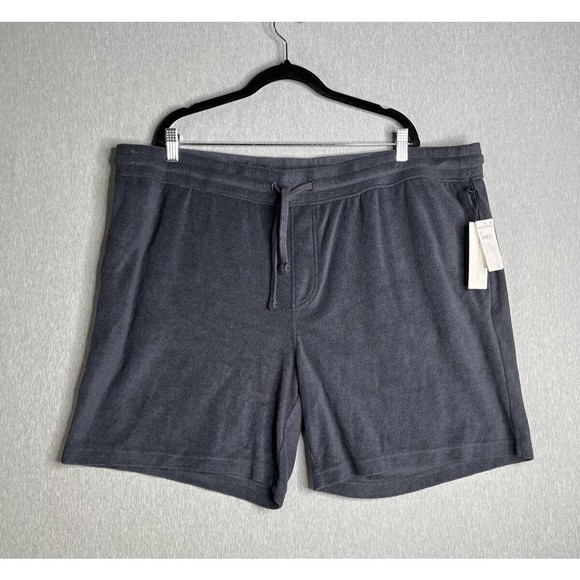 Treasure & Bond Men’s Terry Sweat Shorts Grey Active Casual Cotton Blend Sz 2XL - Picture 2 of 10